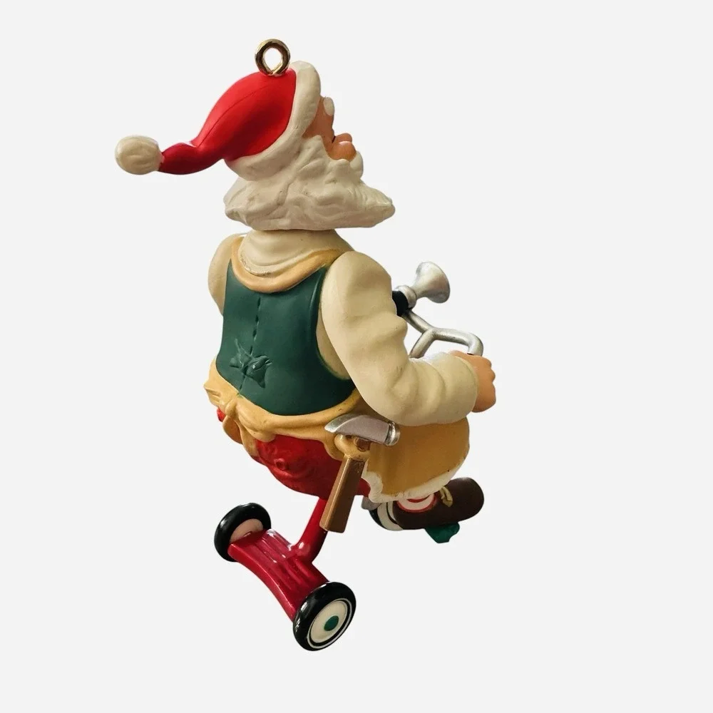 HALLMARK Keepsake Santa On Tricycle‎ Christmas Ornament 12TH In SERIES